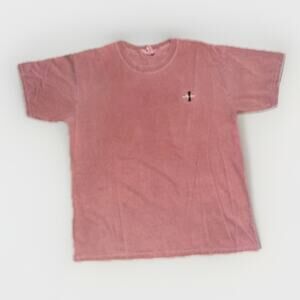 Nantucket Garment Dyed T-Shirt Red Washed Tee Large 22x27 Coastal Preppy Style